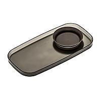 madesmart Dipware Appetizer Tray Charcoal