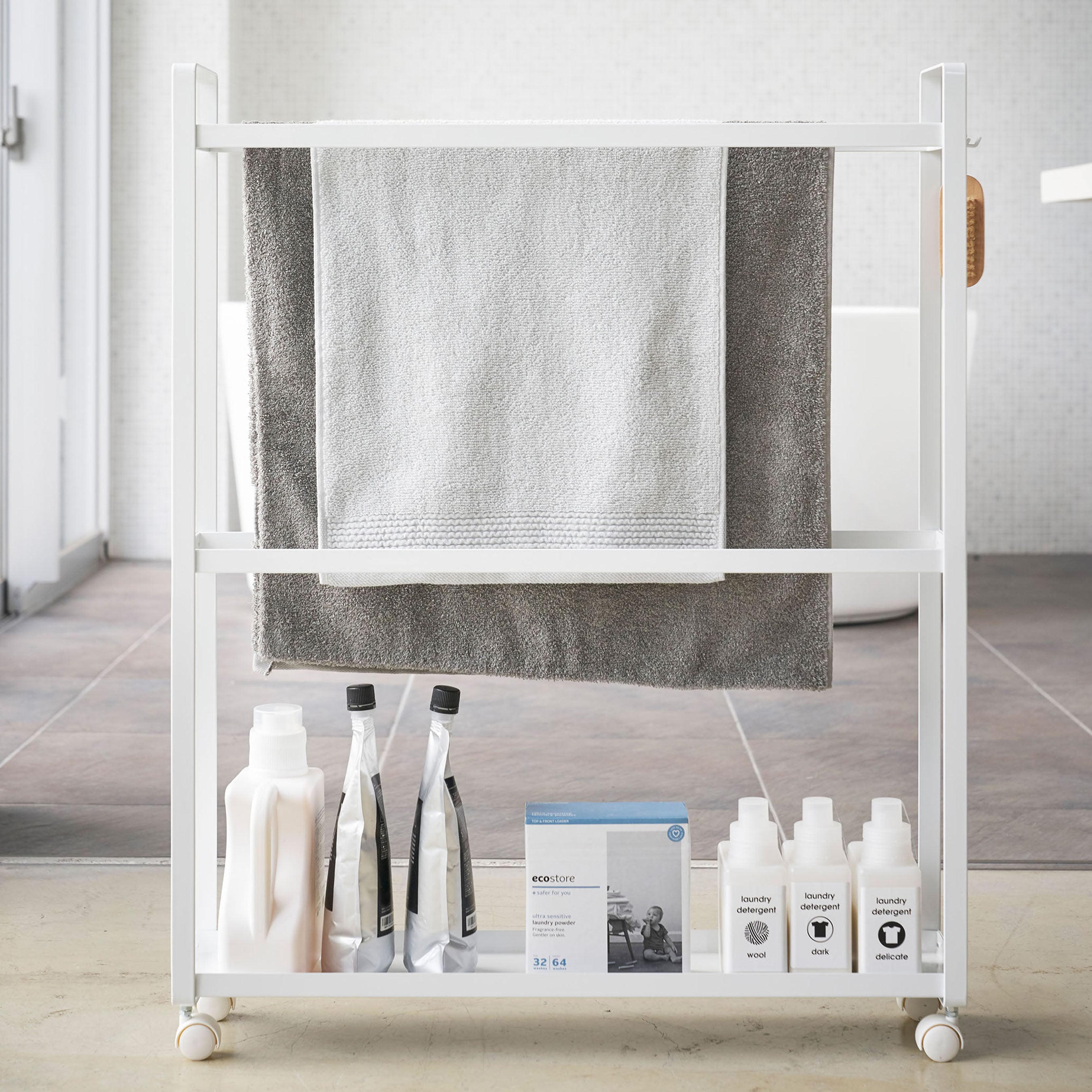 Container store towel rack clearance