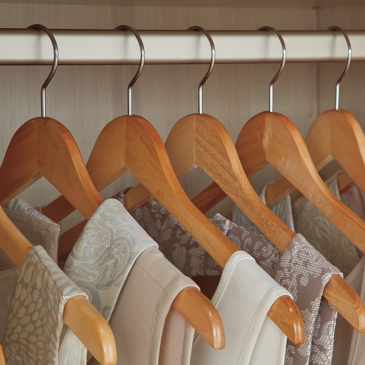The Container Store Wooden Hangers