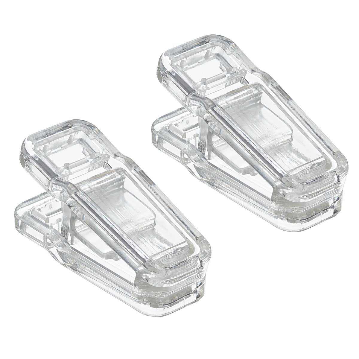 Clear Slim Pant/Skirt Hanger Clips Pack of 10