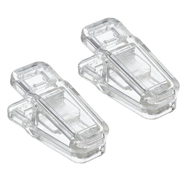 Clear Slim Pant/Skirt Hanger Clips Pack of 10