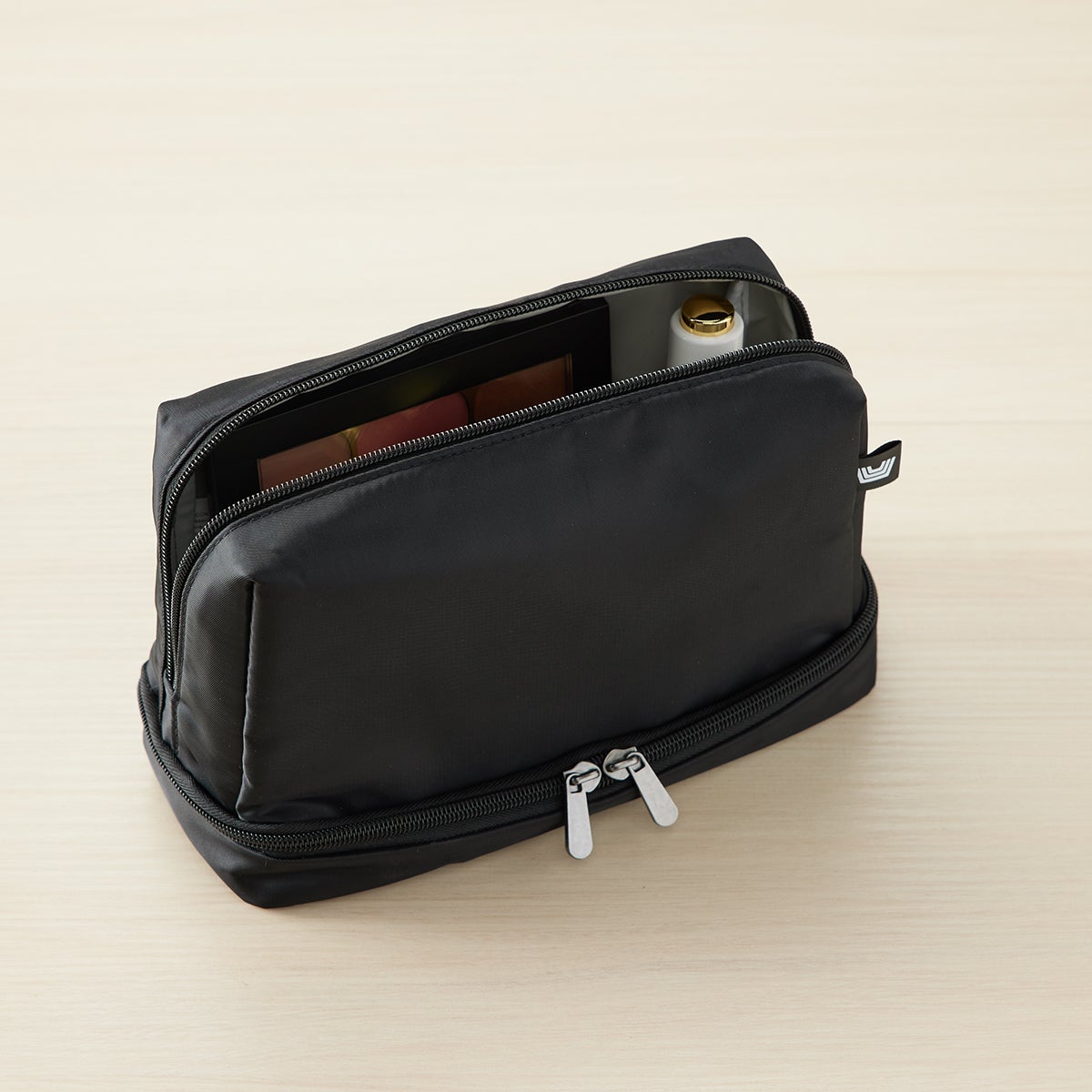 Container store top toiletry bag