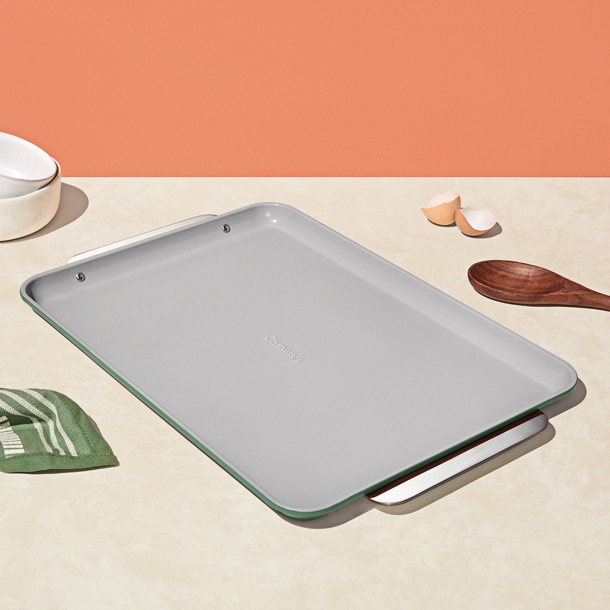 Caraway Home Non Stick Baking Sheet The Container Store