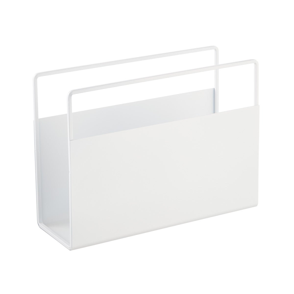The Container Store Radius Steel Magazine & File Organizer
