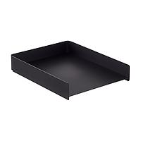 Radius Steel Stackable Letter Tray Black