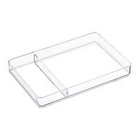 Radius 2-Section Divided Organizer Clear