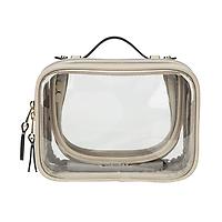 Calpak Small Clear Cosmetic Case Stone