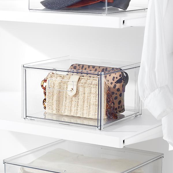 Terra Recycled Plastic Drawer Organizer Ecru White, 3 x 9 x 2 H | The Container Store