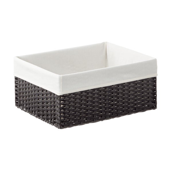 Black Y-Weave Storage Basket, Extra Large