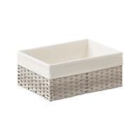 The Container Store Medium Montauk Rectangular Bin Light Grey