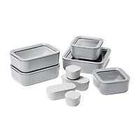 Caraway Home Food Storage Set Grey Set of 14