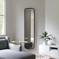 Umbra Hub Leaning Mirror Black