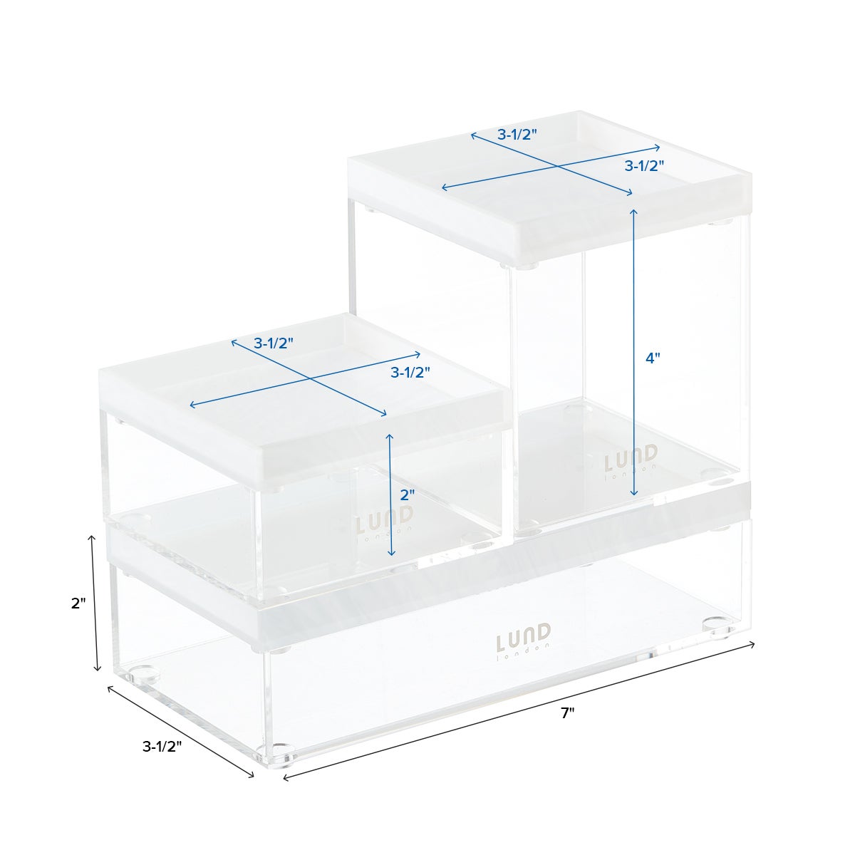 Lund London Blair Acylic Desktop Stacking Organizers