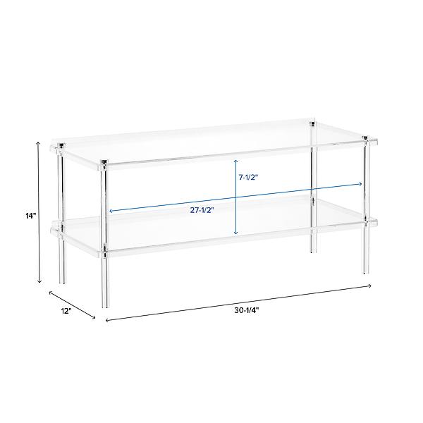 https://www.containerstore.com/catalogimages/487990/10092394-luxe-acrylic-2-tier-shoe-sh.jpg?width=600&height=600&align=center