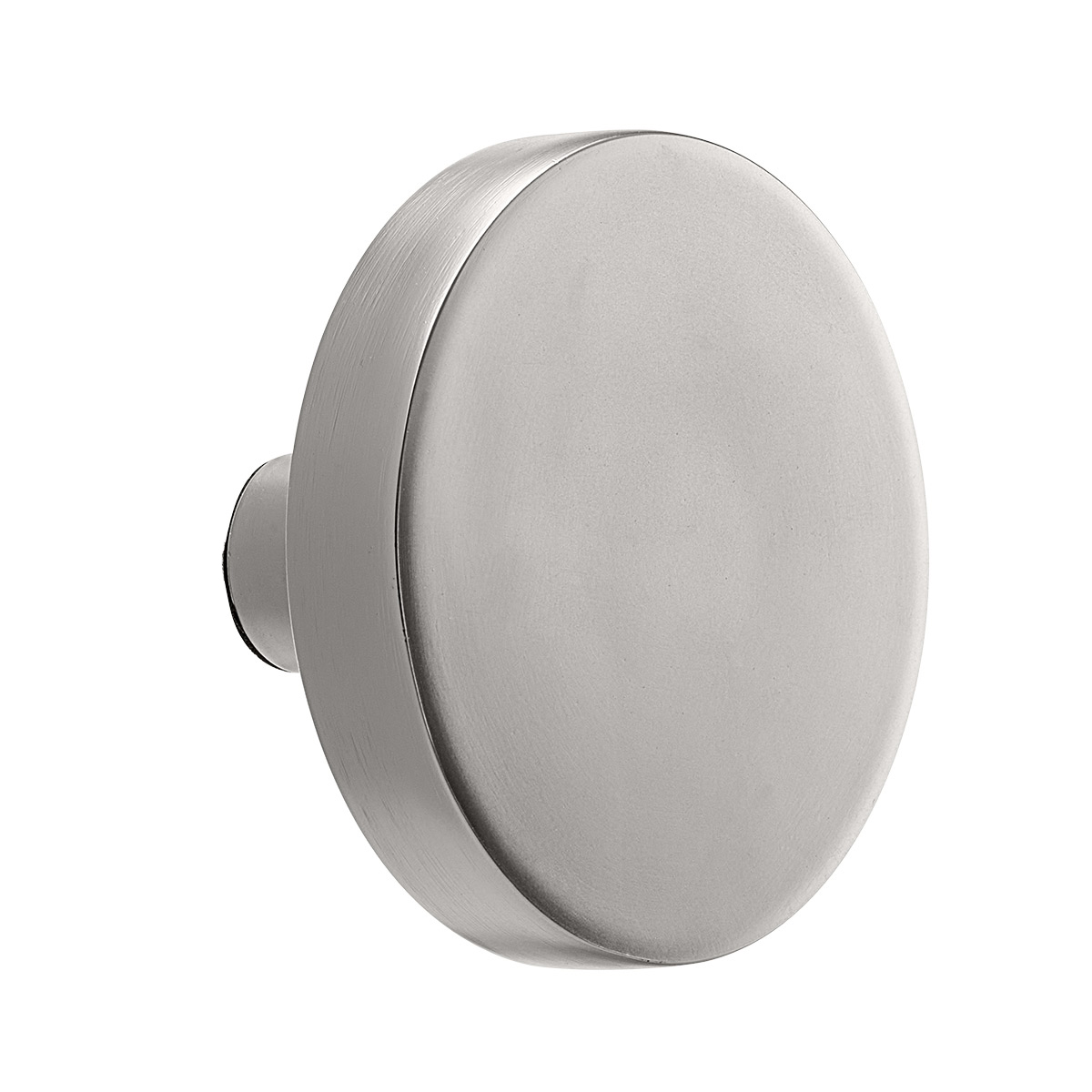 The Container Store Round Hook Brushed Nickel, 2-3/4 Diam. x 1-5/8 H