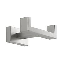 The Container Store Double Hook Brushed Nickel