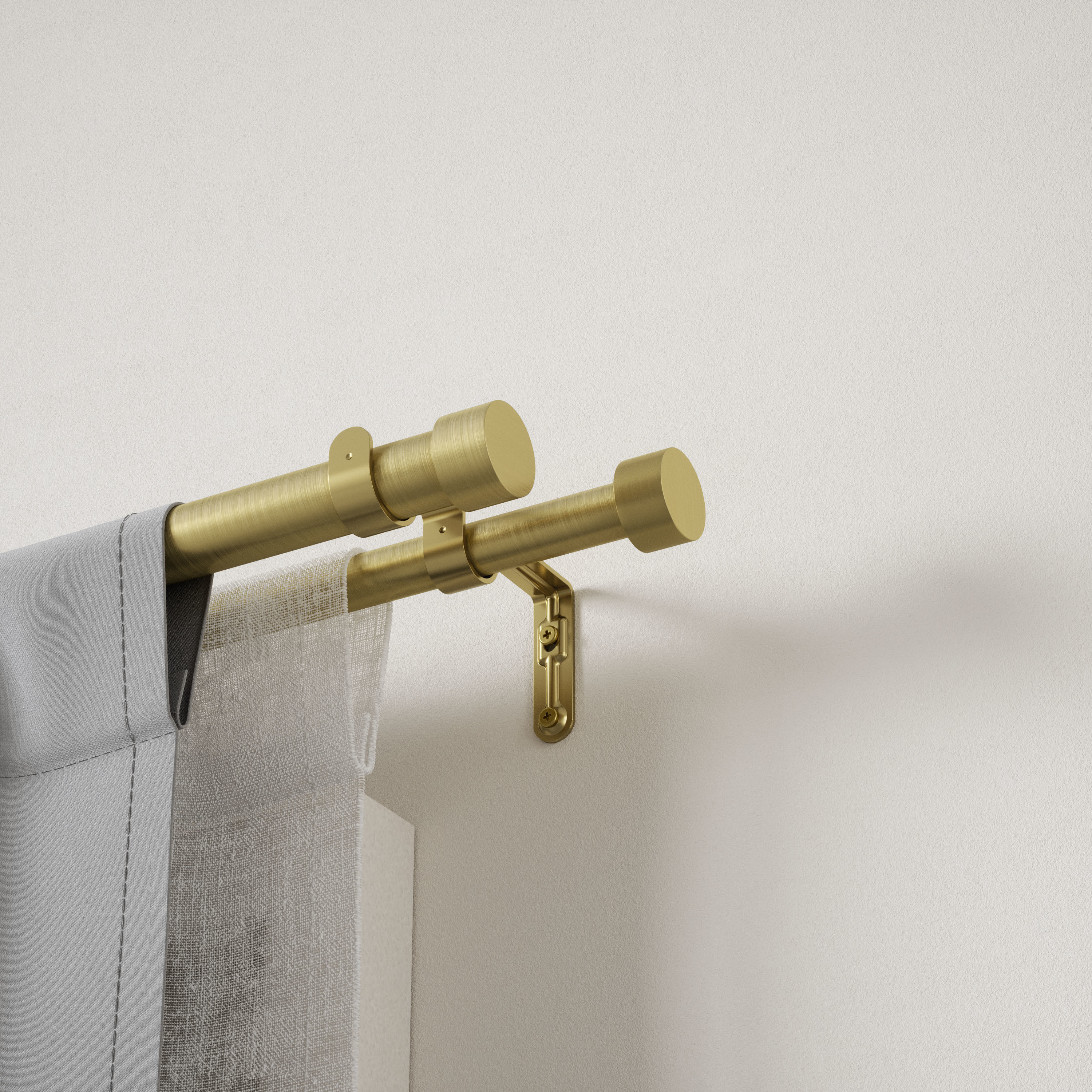 Umbra Cappa Double Curtain Rod The Container