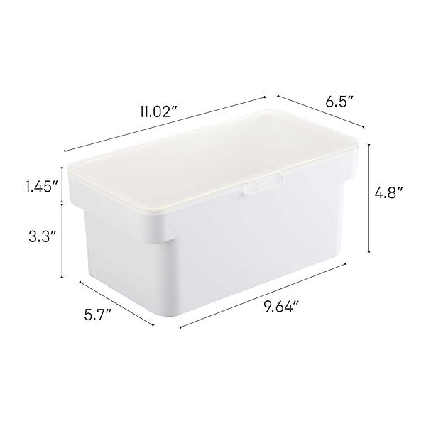 Yamazaki Home Airtight Pet Food Storage Container - Cat And Dog Food Holder  Bin With Transparent Lid And Handle, Polypropylene, Small, .8 gallons