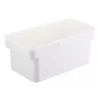 Yamazaki Small Tower Airtight Pet Food Container White