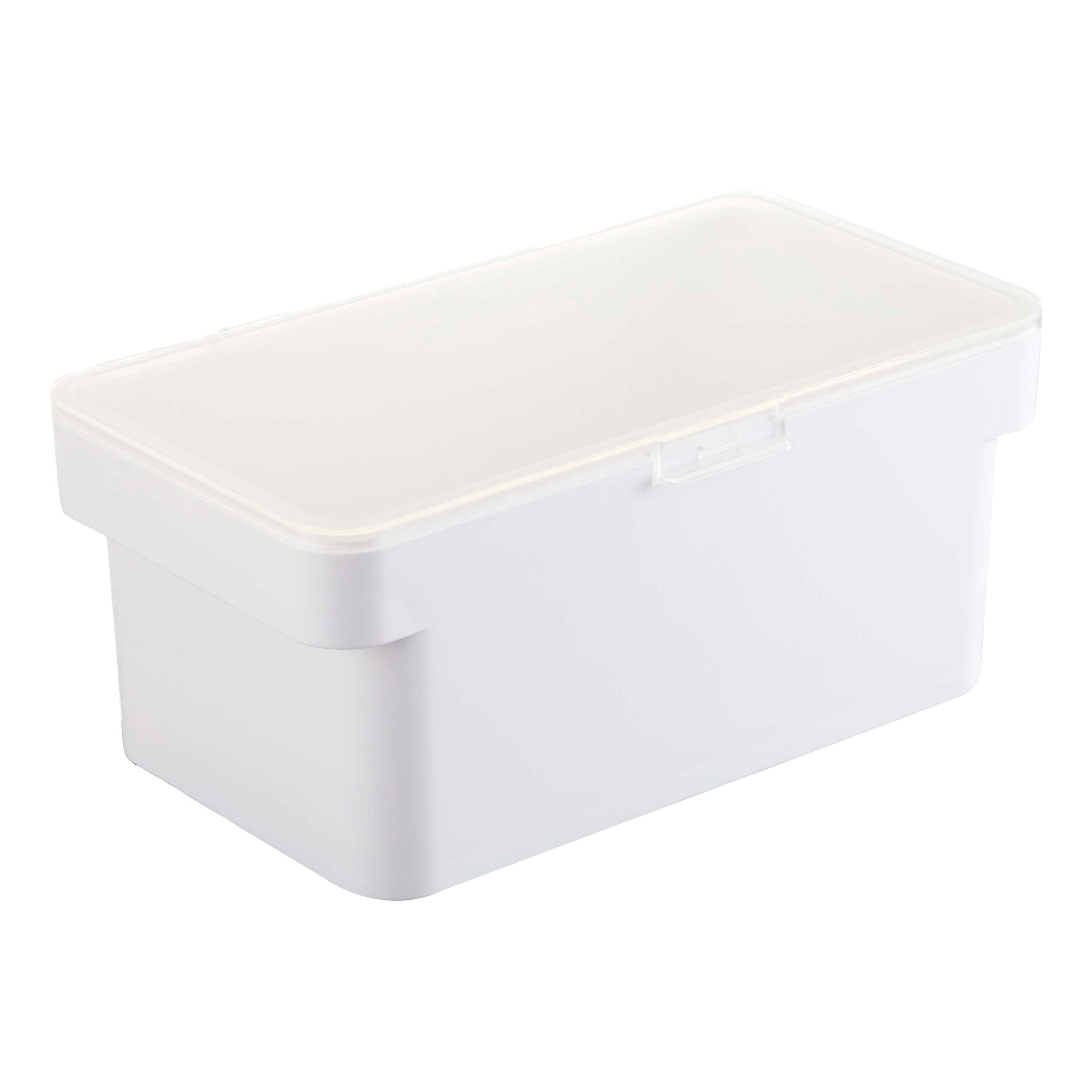 Yamazaki Home Airtight Pet Food Storage Container - Cat And Dog Food Holder  Bin With Transparent Lid And Handle, Plastic, Medium, 8 lbs. | 1.6 gallons