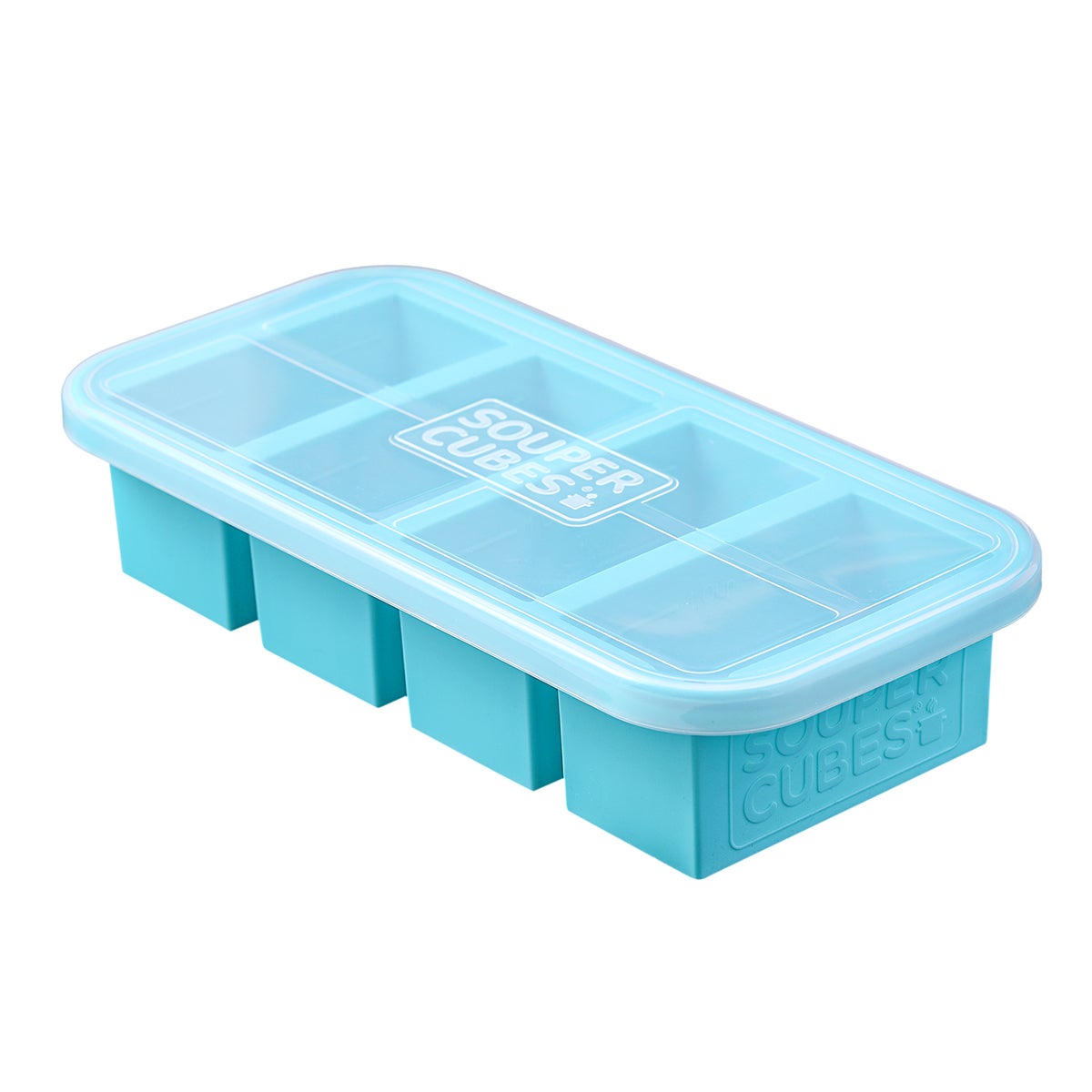 Souper Cubes 2 Cup Silicone Freezer Tray With Lid - Easy Meal Prep  Container and Kitchen Storage Solution - Silicone Mold for Soup and Food  Storage 