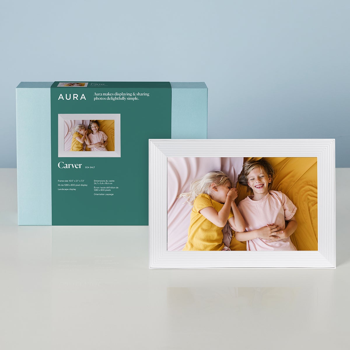 Aura Frames Carver WiFi Digital Picture Frame - Thumbnail 2