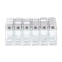 Case of 24 3 oz. Spice Jar w/ Aluminum Lid Square