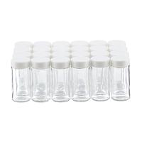 Case of 24 3 oz. Spice Bottle w/ White Lid Round