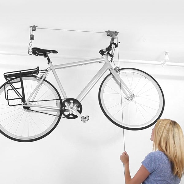 Bicycle Bike Ceiling Mount Storage Rack Lifter Shelly Lighting