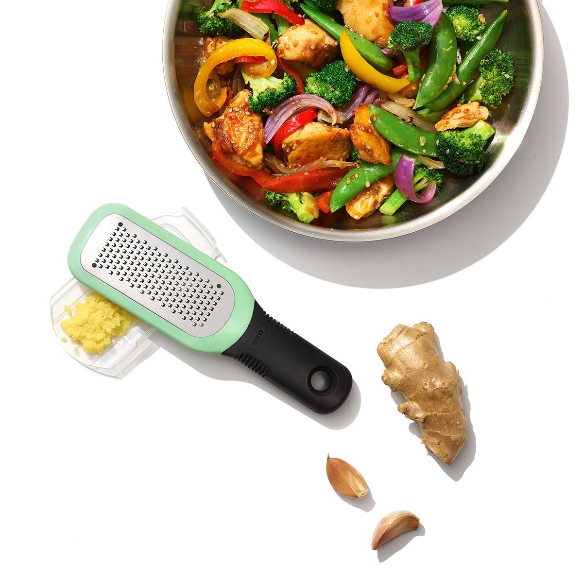 OXO Good Grips Ginger & Garlic Grater - Thumbnail 3
