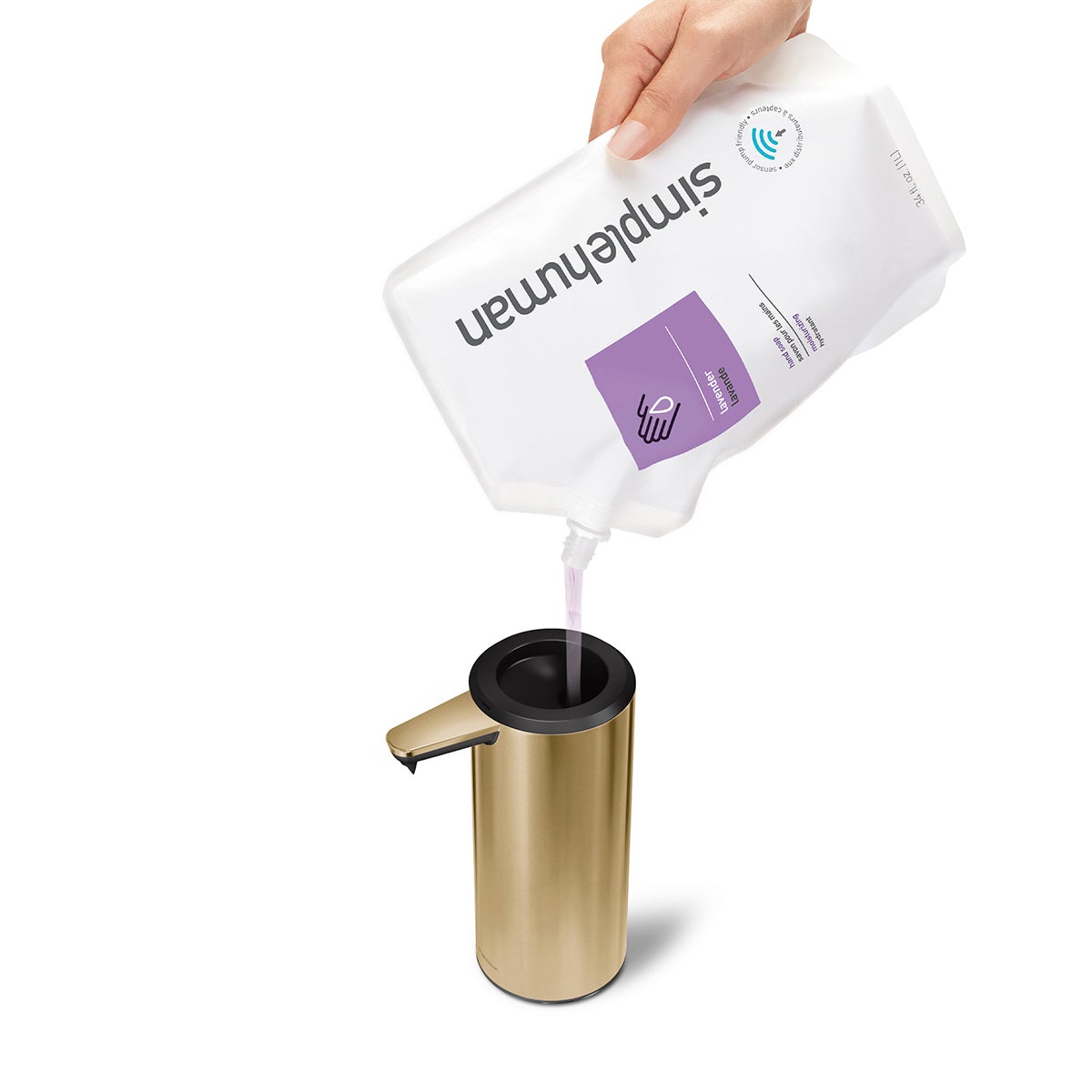 simplehuman 9 oz. Rechargeable Sensor Pump | The Container Store