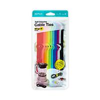 Wrap It Self-Gripping Cable Ties Multi-Color Pkg/20