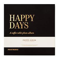 PRINTWORKS Happy Days Photo Album Black