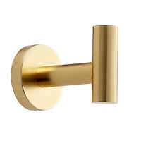 The Container Store Cylinder Hook Matte Gold