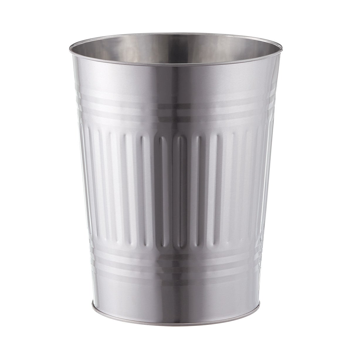 Oscar Tin Trash Can | The Container Store
