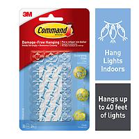 Command Decorating Clips Clear Pkg/20