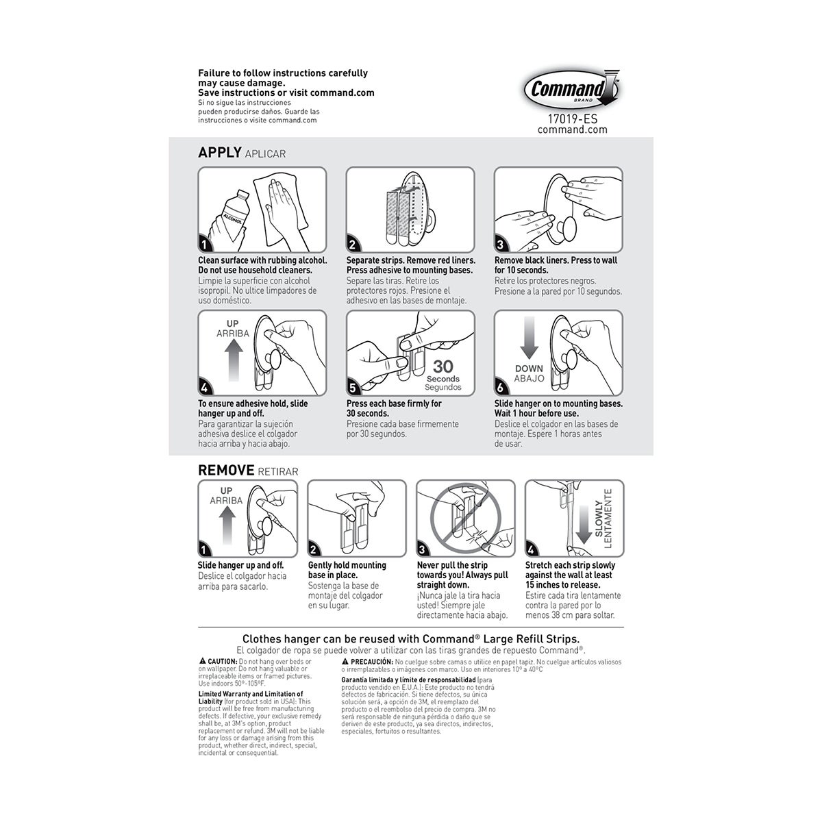 3M Command White Clothes Hanger The Container Store