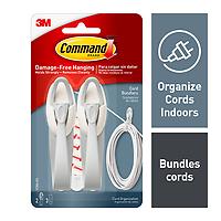 Command Cord Bundlers White Pkg/2