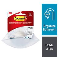 Command Water-Resistant Soap Dish Translucent