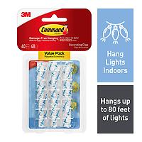 Command Decorating Clips Value Pack Clear Pkg/40