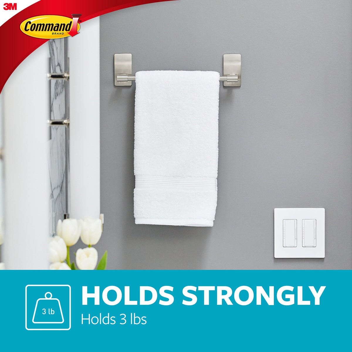 3m command top towel rack
