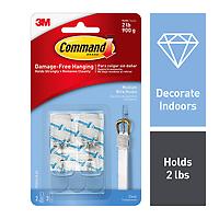 Command Medium Wire Toggle Hooks Clear Pkg/2