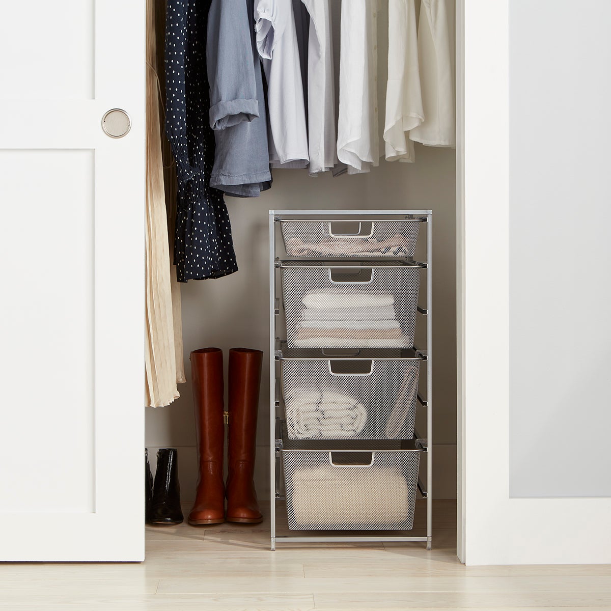 Elfa Mesh Narrow Drawer Solution