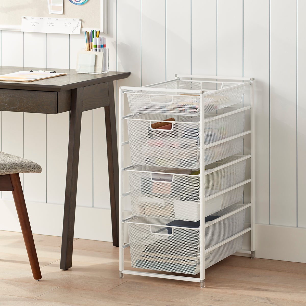 Elfa Mesh Narrow Drawer Solution