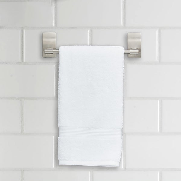 3M Command Satin Nickel Bath Towel Bar