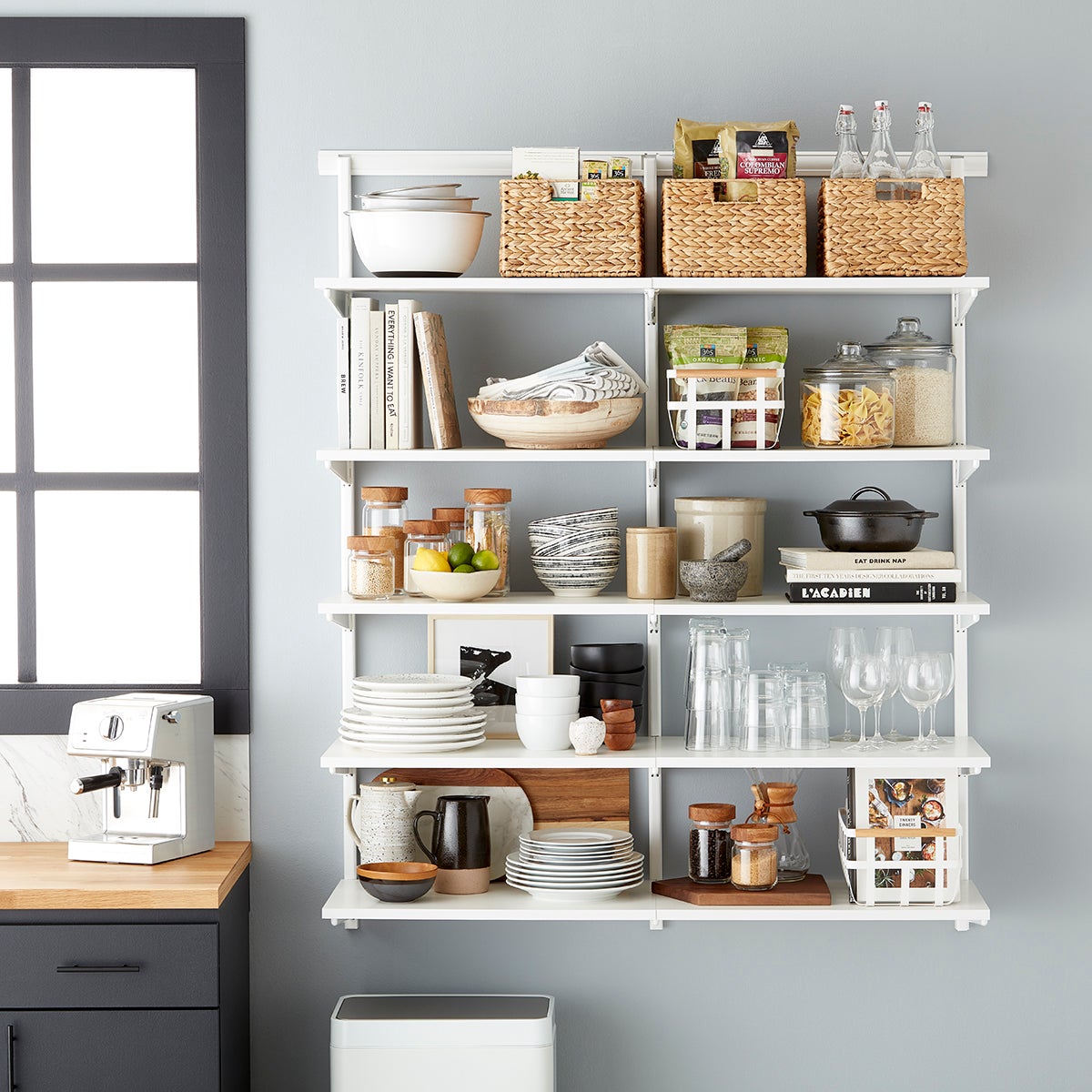 Elfa Melamine Shelves