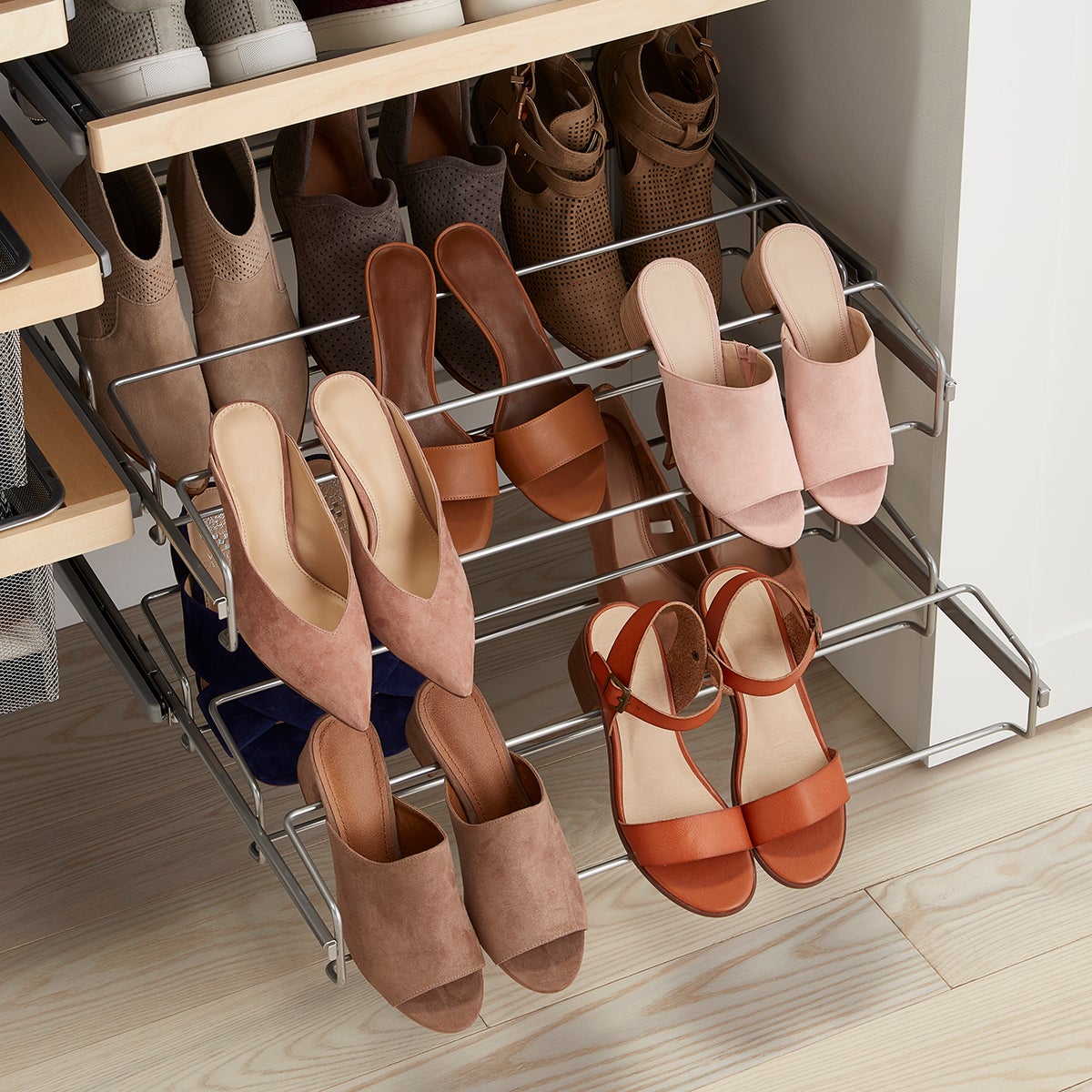 The Container Store 12-Pair Shoe Organizer