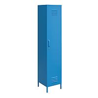 Novogratz Tall Cache Single Door Metal Locker Blue