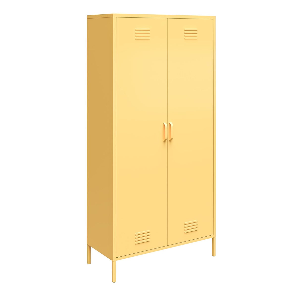 Novogratz Cache Tall 2-Door Metal Locker Storage Cabinet