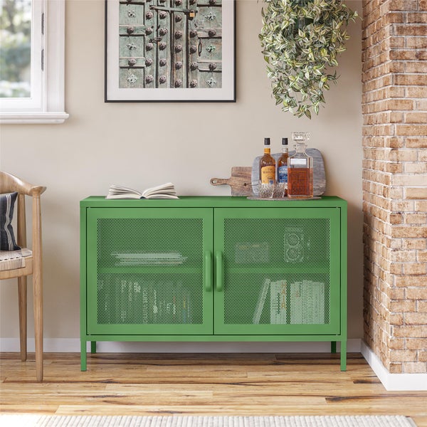 Novogratz Channing 2-Door Metal Locker Storage Cabinet